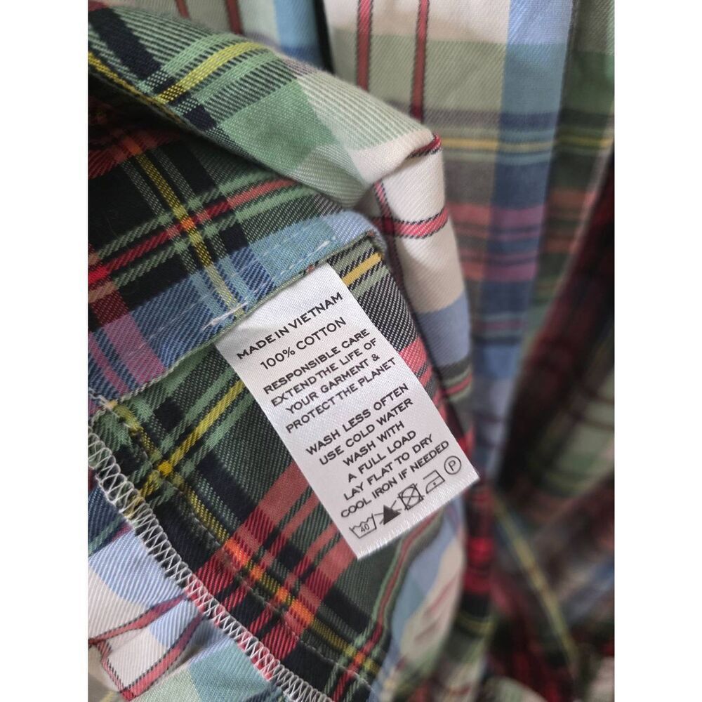 Hill House Home The Louisa Nap Dress in Ivory Tartan XL - Picture 8 of 9